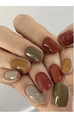 Nagellack Trends, Fall Nail Trends, Autumn Nails, Beauty Nail, Funky Nails, Nail Polishes