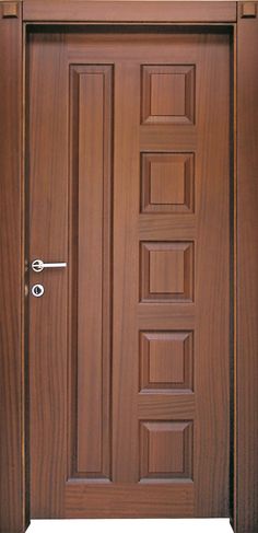 a close up of a wooden door on a white background