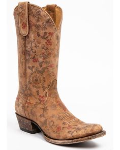 Shyanne Women's Estampada Ochre Kimono Western Boots - Round Toe - Country Outfitter Western Riding Boots, Shyanne Boots, Boot Barn, Comfy Boot, Ariat Boots, Western Riding, Roper Boots, Cowboy Boots Women, Cute Boots