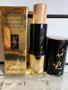 YSL ALL HOURS FOUNDATION STICK UPTO 24H WEAR 0.32oz- B 10  PORCELAIN - AUTHENTIC - FAST SHIP! PLEASE SEE PICTURES FOR DETAILS.  - NEW IN BOX. Ysl All Hours Foundation, Foundation Stick, Too Faced Foundation, Stick Foundation, See Pictures, Health And Beauty, Foundation, Porcelain, 10 Things