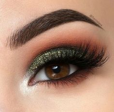 Vintage Brown Eye Makeup, Eyeshadow For Brown Hooded Eyes, Green Make Up Looks Brown Eyes, Machiaj Smokey Eyes, Pinterest Makeup, Beautiful Eye Makeup, Eye Makeup Designs