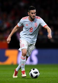 a soccer player in action on the field