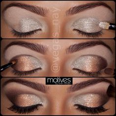 It isn't new years without a dash of glitter cx or a lot...depending on you haha :) Pretty Wedding Makeup, Bold Eyeshadow, Mekap Mata, Smink Inspiration, Beautiful Eye Makeup, Makijaż Smokey Eye, Kiss Makeup, Eyeshadow Tutorial, Love Makeup