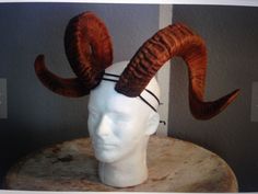 Rams Horns, Dark Costumes, Diy Cosplay, Life Cast, Nerd Crafts, Special Makeup, Wet Felting Projects