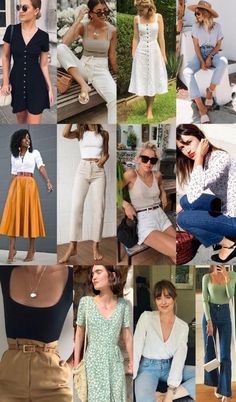 Kibbe Soft Classic Outfits Fashion Styles, Kibbe Soft Classic Outfits Summer, Classic Natural Style Outfit, Soft Chic Style, Soft Classic Spring Outfits, Soft Classic Street Style, Soft Classic Outfit Ideas Summer