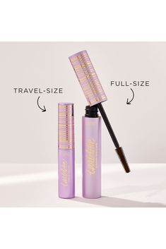 tarte is the pioneer of high-performance naturals'. In 1999, Founder & CEO Maureen Kelly set out to create a cruelty-free line of easy-to-use, life-proof products packed with good-for-you ingredients that deliver real results without compromise. tartelettes around the world - including beauty editors, makeup artists, content creators & celebrities - obsess over the award-winning, highly-pigmented, & long-wearing formulas. Each product is developed without the icky, bad stuff (like parabens, mineral oil, phthalates, & more) & with the best naturally derived ingredients Mother Nature has to offer. But tarte doesn't stop there - giving back has always been a part of the brand's DNA. tarte is committed to lifting up others through initiatives supporting female empowerment, underserved communit Smudge Proof Mascara, Travel Size Makeup, Volume Curls, Mascara Review, Tubing Mascara, Brown Mascara, Skin Model, Best Mascara, Tarte Cosmetics