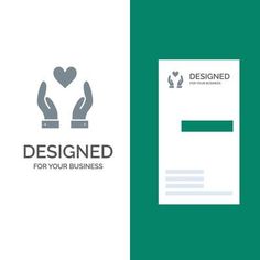 the logo for designed for your business is shown in two different colors, one green and white