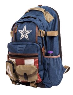 Columbia South America, Captain America Star, Marvel Backpack, Jeans Backpack, Marvel Gifts, Tech Hoodie, Jean Backpack, Marvel Clothes