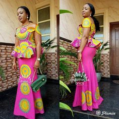 Latest Ankara Skirt And Blouse Styles, Latest Ankara Skirt And Blouse, Skirt And Blouse Styles, Ankara Skirt And Blouse Styles, Ankara Skirt And Blouse, Best African Dresses, African Dresses Modern, Ankara Gown Styles, Latest Ankara