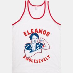 Eleanor Swolesevelt | T-Shirts, Tank Tops, Sweatshirts and Hoodies | HUMAN Larry Lobster, Cartoon Lobster, Crazy Clothes, Tv Cartoon, Drinking Team, Dream Style, Star Spangled, Geek Chic, Healthy Mind