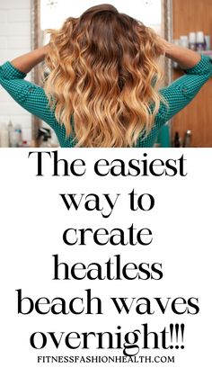 Wavey hair looks so good, but using a curling iron to style it means exposing it to heat. An excessive use of heat on your hair can damage not just the hair itself but its structure as well. Find here a super easy 3-step tutorial for heatless beach waves overnight! Using A Curling Iron