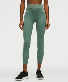 Power Up. These Streamlined Training Tights Have Strategically Placed Abrasion-Resistant Fabric And A Built-In Panel Below The Waistband For Smoothing Support. Designed For Training. Intended To Sit Above Ankle. An Additional Layer Of Fabric Under The Waistband Provides Smoothing Support. | License to Train High-Rise Tight 25" Logo 25 Logo, Short Coat Jackets, High Rise Leggings, Business Casual Outfits, Bottom Clothes, Tight Leggings, Hoodie Top, Jacket Tops, Long Tops