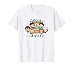 friends t - shirt with cartoon characters on it