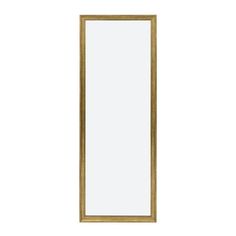 a gold framed mirror on a white background with clippings to the right and left side