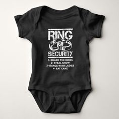 Marriage Ring Security Kid Wedding Ring Bearer Baby Bodysuit Ring Bearer Baby, Wedding Ring Bearer, Ring Security, Marriage Ring, Ring Bearer, Baby Bodysuit, Wedding Ring, Wedding Ceremony, Gifts For Kids