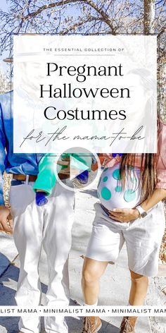 ++Searching for cute maternity Halloween costume ideas These pregnant Halloween costumes are perfect for the mama-to-be - and could totally be used for a Halloween pregnancy announcement....!! Pregnant Halloween Costumes Family, Halloween Costumes Pregnant Women, Pregnant Couple Halloween Costumes, Maternity Halloween Costume, Maternity Halloween, Mom Costumes, Pregnancy Costumes