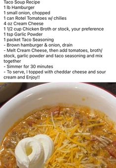 Creamy Beef Taco Soup, Beef Taco Soup, Keto Taco Soup, Low Carb Soup Recipes, Beef Taco, Keto Taco, Low Carb Soup, Bariatric Recipes, Taco Soup