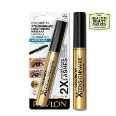 Unlimit your limits. Extend lashes to the limit and beyond with ColorStay Xtensionnaire Lengthening Mascara. Serum-infused Pro Vitamin B5 nourishes and enhances lash condition over time. Lightweight, Flexi-Polymer Fibers and a Tapered Brush amplify every lashdelivering extension-like length, bold definition, and intense durability for 2X longer-looking lashes. Plus, Adapti-Flex Technology creates flexible wear. Up to 24HR wear. 2024 Winner: SELF Healthy Beauty Awards Size: 2.38in L x 0.71in W x Lengthening Mascara, Lash Serum, Revlon Colorstay, Healthy Beauty, Vitamin B5, Beauty Awards, Mascara Lashes, Revlon, Black Noir