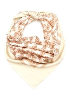 This lightweight silk scarf is detailed with the iconic Coach Horse and Carriage motif, which was first introduced in the 1950s. It features the Coach Badge and is finished with a solid border. | COACH Women's Horse & Carriage Silk Square, Ivory Classic White Silk Scarf, White Classic Silk Scarf, Classic White Scarf For Formal Occasions, Classic White Formal Scarf, Vintage Cream Silk Scarf, Luxury Cream Silk Scarf, Formal Beige Silk Scarf, Classic White Silk Scarf For Spring, Luxury Beige Scarf For Formal Occasions