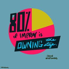 a poster with the words 807 of impry is owning and an orange circle