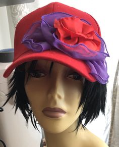 RED HAT SOCIETY RED HAT with adjustable strap. | eBay Red Hat Ladies, Red Hat Society, Red Hat, Red Hats, Adjustable Straps, Hats, Red