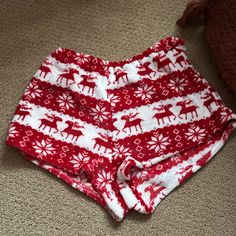 Super Super Cute Pajama Shorts Never Worn Super Soft And Fluffy Casual Red Cheap Pajama Shorts, Cute Christmas Pajamas Shorts, Christmas Shorts Pajamas, Fuzzy Pajama Shorts, Cute Pajama Shorts, Christmas Pajama Shorts, Christmas Pyjamas Shorts, Cute Pajama, Tropical Outfit