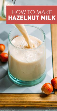 How to Make Hazelnut Milk (Raw + Roasted) | Recipe | Hazelnut milk recipes, Milk recipes, Homemade nut milk . #Hazelnut_Milk_Recipes #Vegan_Coffee_Creamer #Nut_Milk_Recipe #Hazelnut_Creamer Hazelnut Milk Recipes, Vegan Coffee Creamer, Nut Milk Recipe, Hazelnut Creamer, Homemade Nut Milk, Hazelnut Milk, Homemade Buttermilk, Nut Milk Bag, Vegan Milk