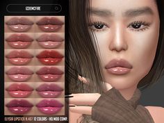 Make Up Lips, Sims 4 Cc Hair, Sims 4 Cheats, Mod Hair, Sims 4 Cas Mods, Sims 4 Studio, Free Sims 4