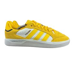 Adidas Tyshawn Low Bold Gold White Coe Black Shoes H06338 Men's Size 11.5 New Without A Box. Shoes Will Ship With Extra Care. Yellow Adidas Lace-up Sneakers, Sporty Yellow Low-top Skate Shoes, Yellow Skate Shoes For Streetwear, Yellow Urban Skate Shoes For Streetwear, Yellow Skate Shoes With Boost Midsole And Round Toe, Yellow Leather Adidas Sneakers, Yellow Skate Shoes With Rubber Sole For Streetwear, Urban Yellow Skate Shoes With Rubber Sole, Yellow Urban Skate Shoes With Rubber Sole