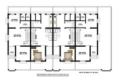 the floor plan for an apartment building