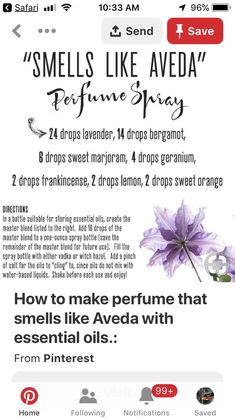 Essential Oil Spray Recipes, Essential Oils Diy, Essential Oil Spray, Essential Oils Guide