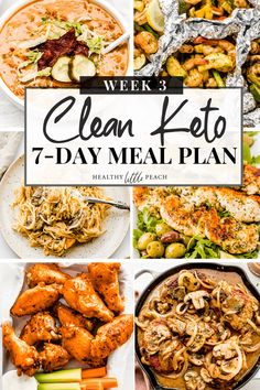 Clean Meals, Day Meal Plan, Clean Keto, Easy Keto Meal Plan, Keto Lasagna, 7 Day Meal Plan, Diet Breakfast Recipes