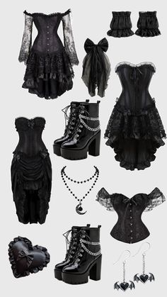 Outfit Ideas Goth Punk, Steampunk Goth Aesthetic, Gothic Fashion Winter, Vampiric Outfits, Goth Fashion Outfits, Steampunk Aesthetic Outfit, Dark Witch Aesthetic Outfit, Emo Princess Aesthetic, Goticas Aesthetic