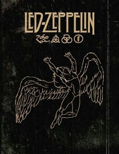 the cover art for led zeffenn's album, with an angel on it