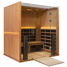 Clearlight Sanctuary™ Retreat 4 Person ADA Compliant Infrared Sauna-Purely Relaxation Infra Sauna, Clearlight Sauna, Home Infrared Sauna, Infrarot Sauna, Sauna Heaters, Sauna Heater, Whirlpool Bath, Sauna Room, Ceramic Heater