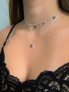 Van Cleef And Arpels Jewelry, Accessory Inspo, Jewelry Fashion Trends, Evil Eye Pendant, Jewelry Outfit, Evil Eye Jewelry