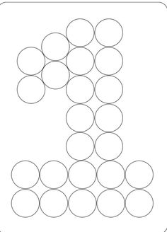 the letter z is made up of circles in black and white, with one circle at the