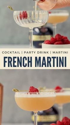 Looking for a cocktail that’s equal parts classy and delicious? This French Martini recipe combines vodka, pineapple juice, and raspberry liqueur for a fruity, smooth drink that’s perfect for any occasion. Whether you’re hosting a party or enjoying a quiet evening, this elegant martini is sure to impress. Shake up something special and savor every sip! Martini With Pineapple Juice, Easy Fun Martinis, Fruity Martini Recipes Vodka, Good Martini Recipes, Refreshing Martini Recipes, French Martini Chambord, Martini Recipes Fruity, Different Martini Recipes, Pitcher Martini Recipe