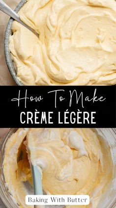 how to make creme with butter in a bowl