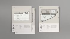 two pages showing the floor plan for an apartment building, with numbers on each side