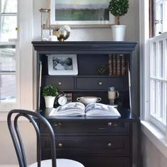 Eastman Secretary Desk | Ballard Designs Secretary Desk In Living Room, Eclectic Glam, Desk In Living Room, Secretary Desk, Desk Areas, Secretary Desks, God Is Great, Bohemian Eclectic, Home Wishlist