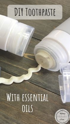 Easy DIY Toothpaste With Essential Oils Diy Non Toxic Toothpaste, Diy Thieves Toothpaste, How To Make Toothpaste, Toothpaste Brands, Dental Decay