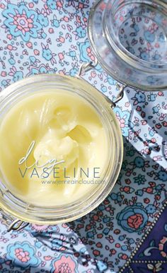 Learn the many uses for vaseline plus get a DIY vaseline recipe that is petroleum free, non toxic and totally natural! Diy Vaseline, Vaseline Uses, Cracked Skin, Natural Diy, Diy Body, Eye Makeup Remover, Unwanted Hair