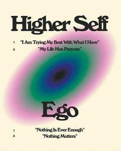 the book cover for higher self by ego