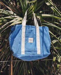 The ultimate Beach carry-all 💙Oversized, effortless and made to keep hold all your beach necessities. Beach Necessities, Trendy Tote