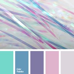 a color palette with pastel colors and an abstract background