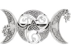 PRICES MAY VARY. TRIPLE MOON CELTIC KNOT HAIR CLIP: The hair clip is easy to use and can be worn in a variety of hairstyles, including updos, down dos, and even in your hair as a brooch. Whether you're attending a special event or just want to add a little bit of sparkle to your everyday look, this HAQUIL Triple Moon Celtic Knot Hair Clip Vintage is a great choice. MATERIAL: Made of environment-friendly metal alloy, nickel-free and perfectly plated. SIZE & LENGTH: The Celtic hairpin measures 2.5 Celtic Knot Hair, Moon Hair Clip, Moon Hair, Knot Hair, Beautiful Hair Accessories, Hair Accessories Clips, Triple Moon, Moon Design, Environment Friendly