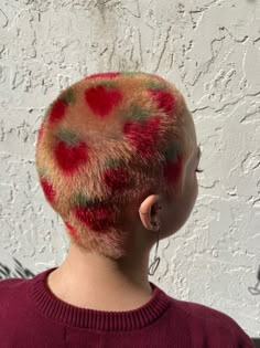 Strawberry Buzzcut, Buzz Cut Dyed, Dyed Buzzcut, Shave Head, Shave My Head