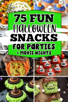 75 fun halloween snacks for parties and movie nights