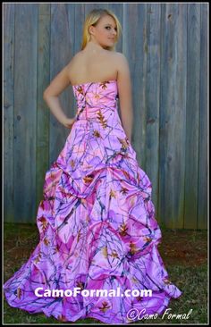 Camo stuff Purple Camo Wedding Dress, Pink Camo Wedding Dress, Pink Camo Wedding, Camouflage Wedding Dresses, Camo Wedding Dress, Camo Prom Dresses, Camo Prom, Camo Wedding Dresses, Neon Prom Dresses